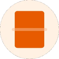 Animated orange loading block created for Notulensi.